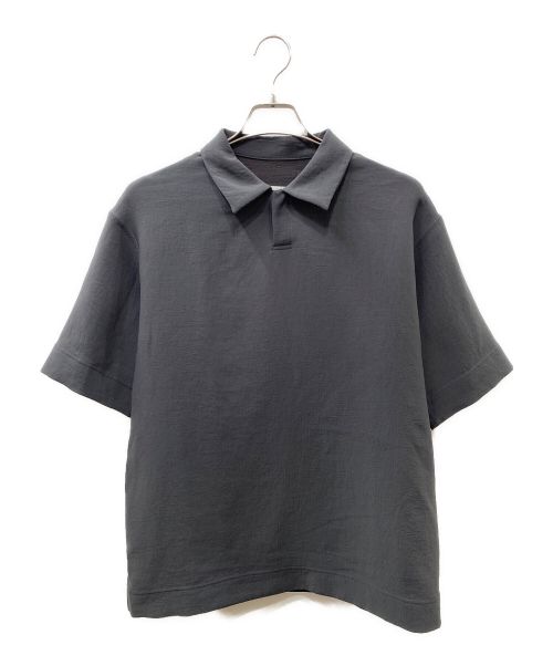 UNITED ARROWS & SONS（ユナイテッドアローズ アンド サンズ）UNITED ARROWS & SONS (ユナイテッドアローズ アンド サンズ) PE POLO SHIRTS グレー サイズ:Mの古着・服飾アイテム