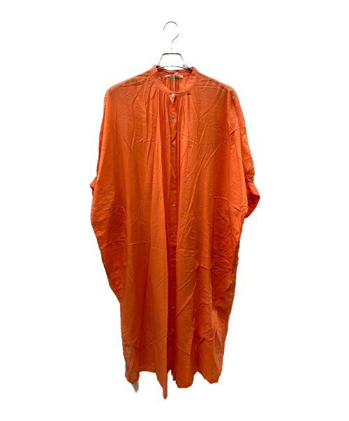 ne quittez pas（ヌキテパ）ne quittez pas (ヌキテパ) Plain Shirts Dress オレンジ サイズ:不明の古着・服飾アイテム
