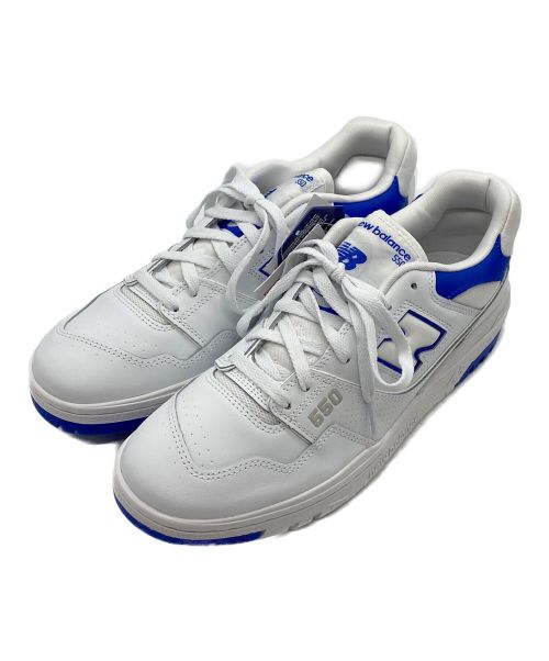 NEW BALANCE（ニューバランス）NEW BALANCE (ニューバランス) スニーカー ホワイト×ブルー サイズ:28.5の古着・服飾アイテム