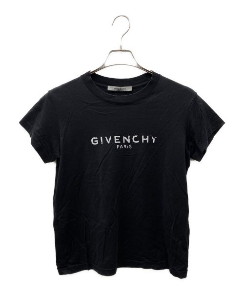 GIVENCHY（ジバンシィ）GIVENCHY (ジバンシィ) ヴィンテージ加工ロゴプリントTシャツ ブラック サイズ:Sの古着・服飾アイテム