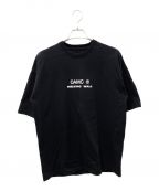 OAMCオーエーエムシー）の古着「MELTING WALL LOGO TEE」｜ブラック