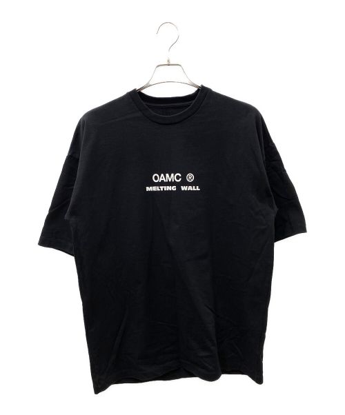 OAMC（オーエーエムシー）OAMC (オーエーエムシー) MELTING WALL LOGO TEE ブラック サイズ:ＸＳの古着・服飾アイテム