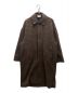 YOKE（ヨーク）の古着「DOUBLE JQUARD KNIT BALCOLLAR COAT」｜ブラウン