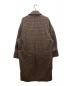 YOKE (ヨーク) DOUBLE JQUARD KNIT BALCOLLAR COAT ブラウン サイズ:S：24800円