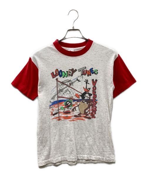 COLLEGE WARE（カレッジ ウェア）COLLEGE WARE (カレッジ ウェア) 90S'プリントTシャツ グレー サイズ:XLの古着・服飾アイテム