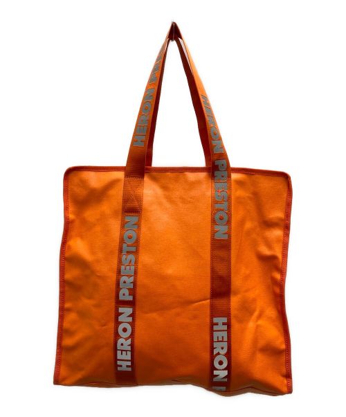 HERON PRESTON（ヘロンプレストン）HERON PRESTON (ヘロンプレストン) TOTE BAG オレンジの古着・服飾アイテム