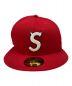 SUPREME (シュプリーム) New Era (ニューエラ) ツノ S Logo New Era Cap Sロゴキャップ レッド サイズ:7：8800円