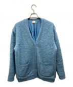 6(ROKU) BEAUTY&YOUTHロク ビューティーアンドユース）の古着「MOHAIR CARDIGAN」｜ブルー