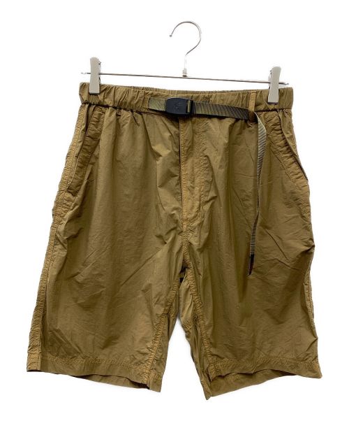 GRAMICCI（グラミチ）GRAMICCI (グラミチ) WHITE MOUNTAINEERING (ホワイトマウンテ二アニング) GARMENT DYED EASY SHORT PANTS ブラウン サイズ:１の古着・服飾アイテム