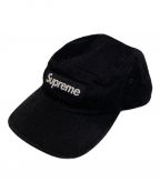 SUPREMEシュプリーム）の古着「Washed Chino Twill Camp Cap」｜ブラック