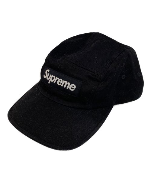 SUPREME（シュプリーム）SUPREME (シュプリーム) Washed Chino Twill Camp Cap ブラックの古着・服飾アイテム