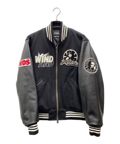 中古・古着通販】WIND AND SEA (ウィンダンシー) Hysteric Glamour (ヒステリックグラマー) Stadium Jumper  ブラック サイズ:M｜ブランド・古着通販 トレファク公式【TREFAC FASHION】スマホサイト