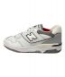 NEW BALANCE (ニューバランス) スニーカー　BB550PWA グレー×ホワイト サイズ:28：7800円