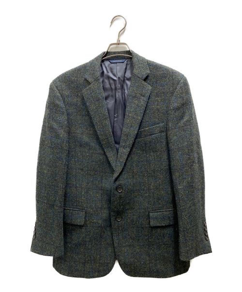 BROOKS BROTHERS（ブルックスブラザーズ）BROOKS BROTHERS (ブルックスブラザーズ) Harris Tweed (ハリスツイード) ウールジャケット グリーン サイズ:40ｓの古着・服飾アイテム