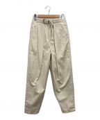 TOGA PULLAトーガ プルラ）の古着「Canvas cotton pants」｜アイボリー