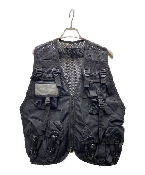 is-ness（イズネス）is-ness (イズネス) multi pocket military tactical vest ブラック サイズ:FREEの古着・服飾アイテム