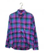 SUPREMEシュプリーム）の古着「Tartan Flannel Shirt」｜パープル