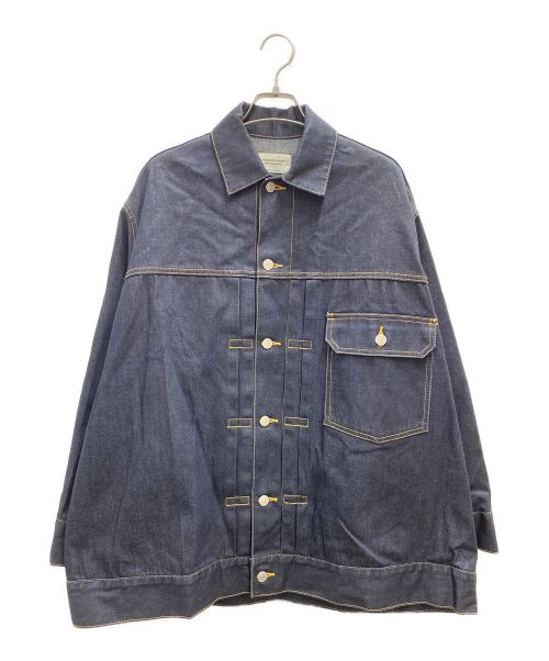 beautiful people（ビューティフルピープル）beautiful people (ビューティフルピープル) selvedge denim big blouson インディゴ サイズ:38の古着・服飾アイテム