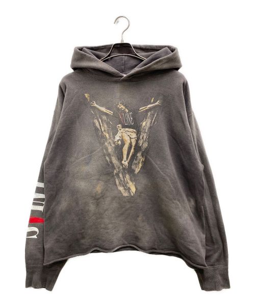 SAINT MICHAEL（セントマイケル）SAINT MICHAEL (セントマイケル) VLONE (ヴィーロン) コラボパーカー グレー サイズ:XLの古着・服飾アイテム