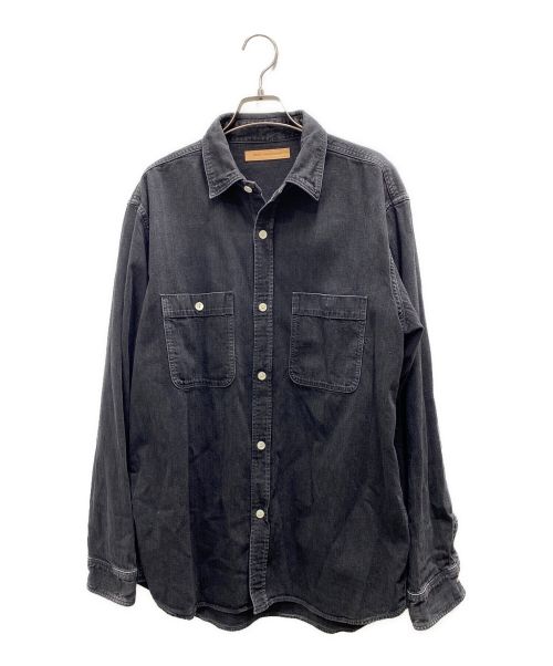 Ron Herman（ロンハーマン）Ron Herman (ロンハーマン) Black Denim Shirt ブラック サイズ:Mの古着・服飾アイテム