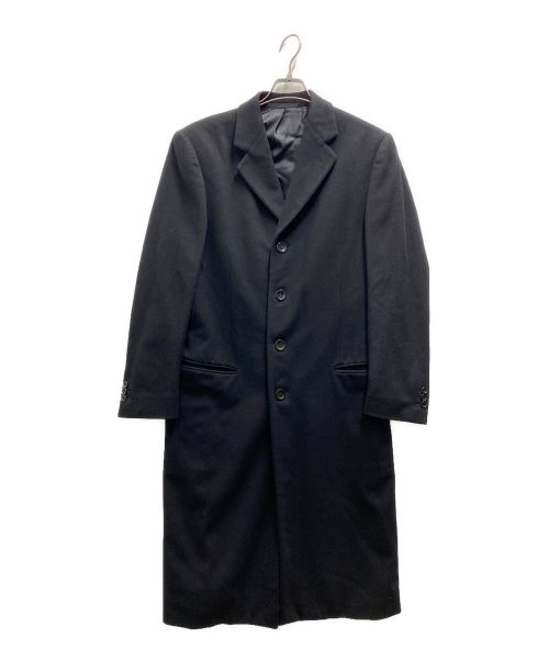 ARMANI COLLEZIONI（アルマーニ コレツィオーニ）ARMANI COLLEZIONI (アルマーニ コレツィオーニ) ウールカシミヤコート ブラック サイズ:48の古着・服飾アイテム