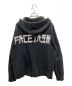 FACETASM (ファセッタズム) BIG HOODIE オーバーサイズジップパーカー ブラック サイズ:4：7000円