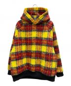 UNDERCOVERアンダーカバー）の古着「PULLOVER CHECK HOODIE PARKA」｜イエロー
