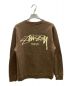 stussy (ステューシー) ロゴスウェット ブラウン サイズ:Ⅿ：6800円