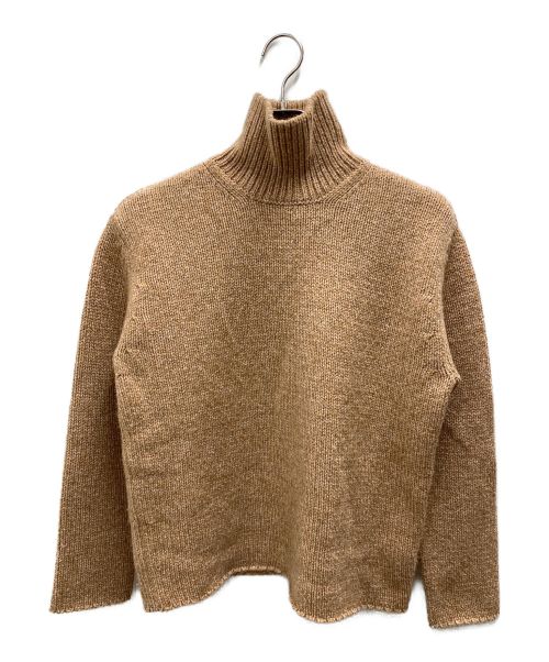 AURALEE（オーラリー）AURALEE (オーラリー) CAMEL WOOL MIX KNIT TURTLE NECK ベージュ サイズ:記載なしの古着・服飾アイテム