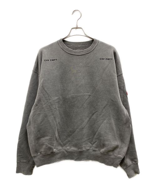 C.E（シーイー キャブエンプト）C.E (シーイー) OVERDYE CREW NECK グレー サイズ:Lの古着・服飾アイテム