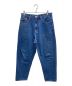 Name.（ネーム）の古着「WASHED DENIM TAPERED BAGGY PANTS」｜インディゴ