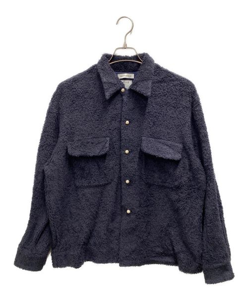 MADISON BLUE（マディソンブルー）MADISON BLUE (マディソンブルー) FLAP POCKET SH PILE ネイビー サイズ:01の古着・服飾アイテム