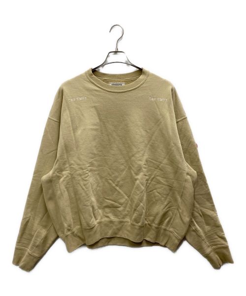 C.E（シーイー キャブエンプト）C.E (シーイー) SOLID CREW NECK ベージュ サイズ:XLの古着・服飾アイテム