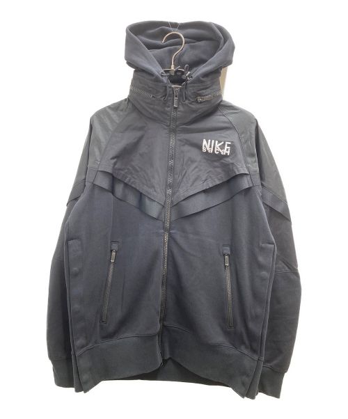 NIKE（ナイキ）NIKE (ナイキ) sacai (サカイ) AS M NRG Full Zip Hoodie ブラック サイズ:Mの古着・服飾アイテム