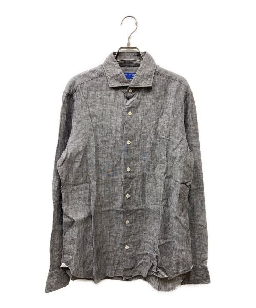 BARBA（バルバ）BARBA (バルバ) リネンシャツ グレー サイズ:41の古着・服飾アイテム