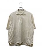 AURALEEオーラリー）の古着「SUPER FINE COTTON SALT SHRINK PIQUE BIG POLO」｜アイボリー