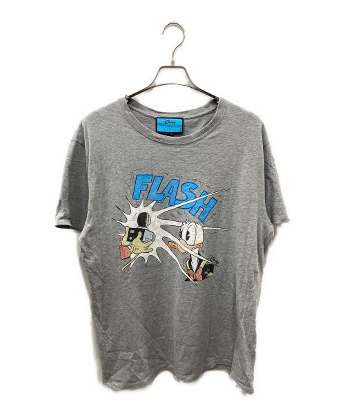 GUCCI（グッチ）GUCCI (グッチ) Disney (ディズニー) FLASH ドナルドプリントTシャツ グレー サイズ:Lの古着・服飾アイテム