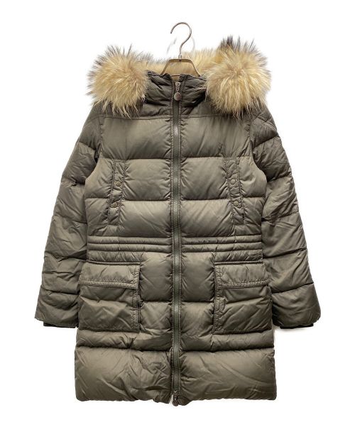 MONCLER（モンクレール）MONCLER (モンクレール) GUERANダウンコート オリーブ サイズ:00の古着・服飾アイテム