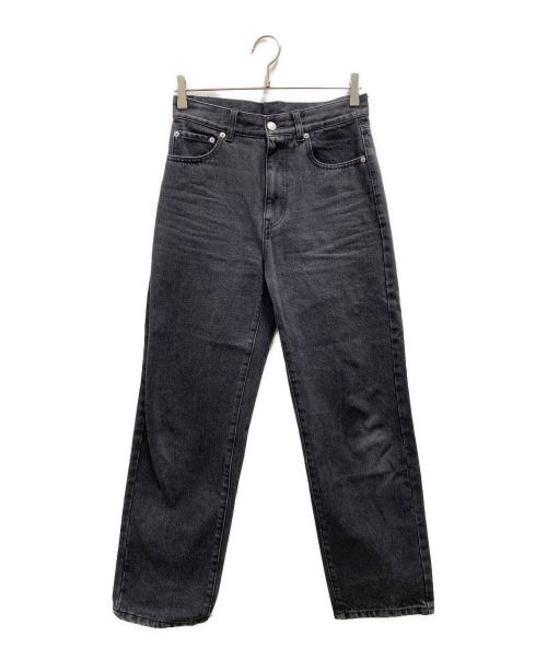 apartment Three（アパートメントスリー）Apartment Three (アパートメントスリー) Classic Mid-rise Straight-leg Jeans ブラック サイズ:１の古着・服飾アイテム