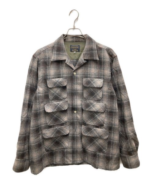 PENDLETON（ペンドルトン）PENDLETON (ペンドルトン) South2 West8 (サウスツー ウエストエイト) 6 Pocket Classic Shirt ブラウン サイズ:XLの古着・服飾アイテム