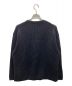 BATONER (バトナ―) SOLID WOOL RIB CREW NECK ブラック サイズ:3：9800円