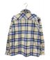 HUF (ハフ) SORRENTO FLANNEL SHIRT ホワイト×ブルー サイズ:M：6800円