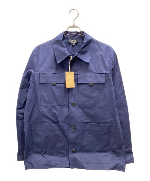 A.P.C.（アーペーセー）A.P.C. (アー・ペー・セー) Robin cotton jacket ネイビー サイズ:Mの古着・服飾アイテム