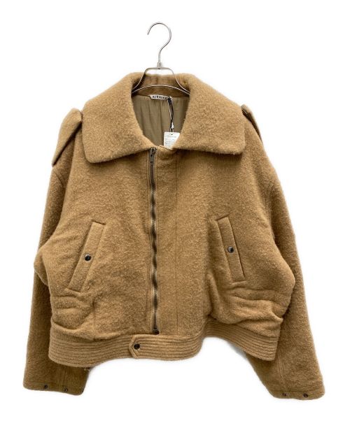 AURALEE（オーラリー）AURALEE (オーラリー) BABY CAMEL MELTON BLOUSON ベージュ サイズ:5の古着・服飾アイテム