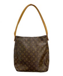 LOUIS VUITTON（ルイ ヴィトン）の古着「モノグラム ルーピング GM　ショルダーバッグ」｜ブラウン