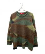 SUPREME×COMME des GARCONS JUNYA WATANABE MANシュプリーム×コム デ ギャルソン ジュンヤ ワタナベ マン）の古着「Brushed Camo Sweater」｜グリーン