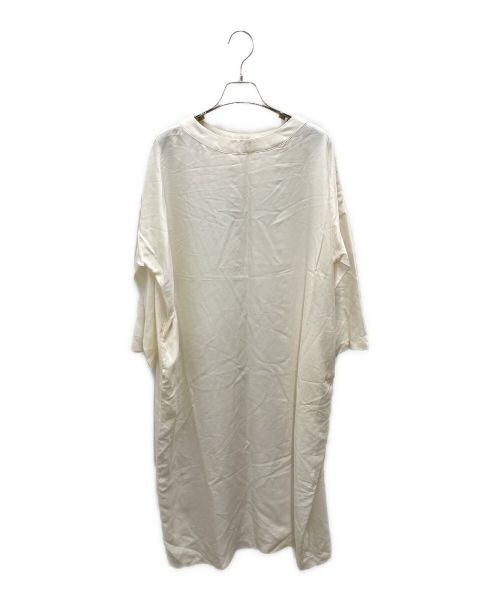 yoli（ヨリ）Yoli (ヨリ) Silk long onepiece ホワイト サイズ:FREEの古着・服飾アイテム