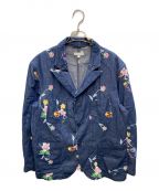 Engineered Garmentsエンジニアド ガーメンツ）の古着「Denim Floral Embroidery ワークジャケット」｜インディゴ