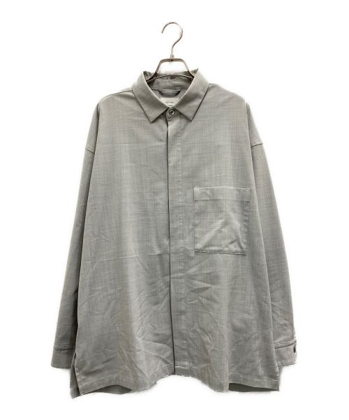 ATELIER BETON（アトリエベトン）ATELIER BETON (アトリエベトン) ST POPLIN COMFORT SHIRT グレー サイズ:3の古着・服飾アイテム