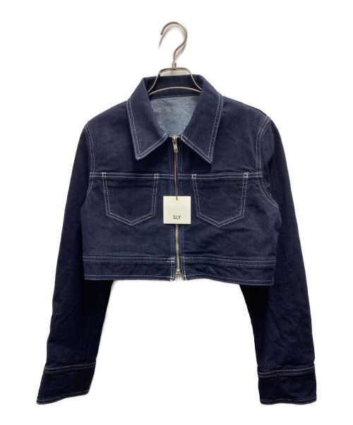 SLY（スライ）SLY (スライ) THOMAS ZIP UP DENIM JK-A インディゴ サイズ:FREEの古着・服飾アイテム